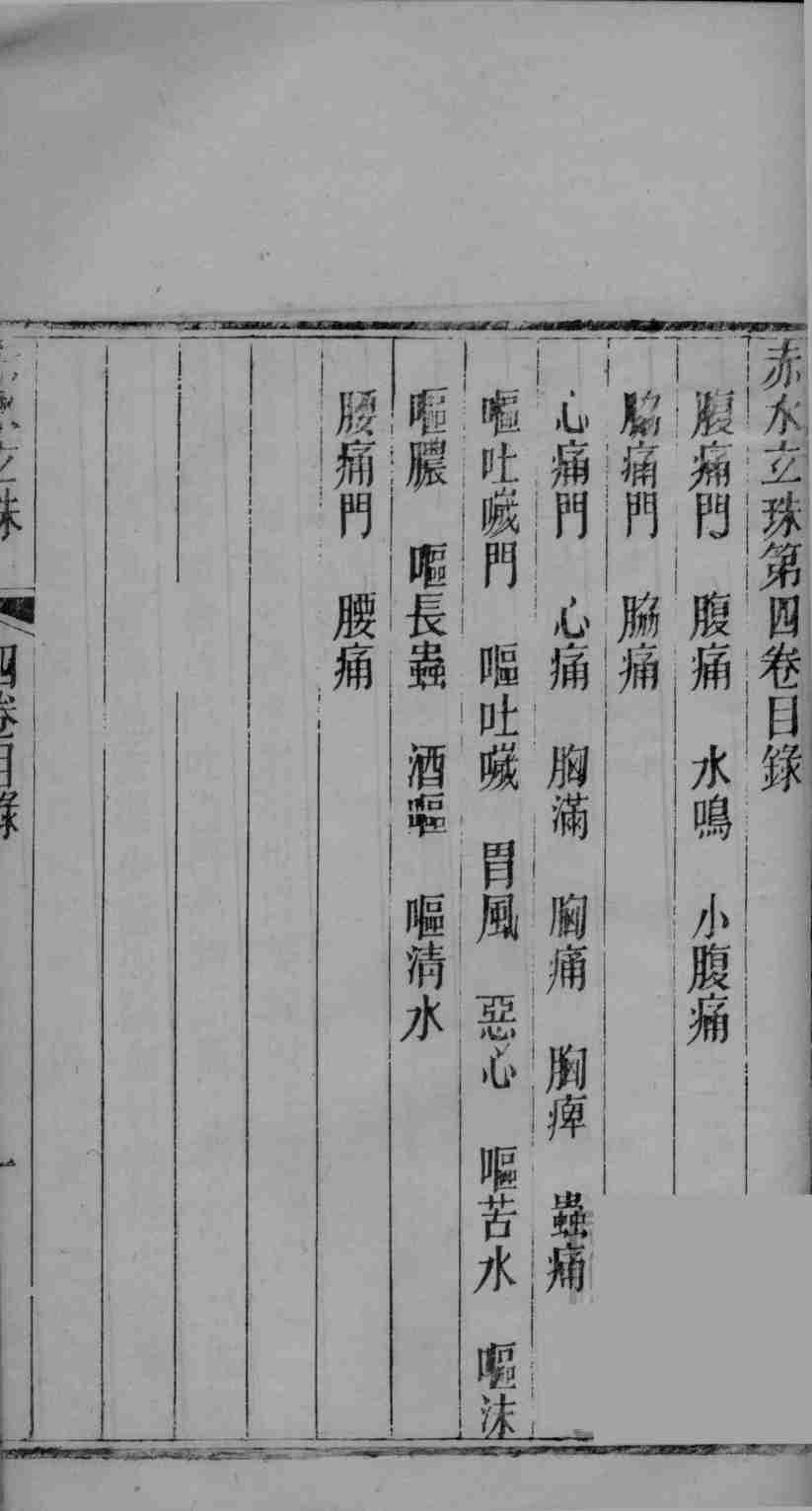 赤水玄珠  卷4
